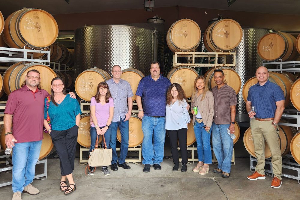 Winery barrels