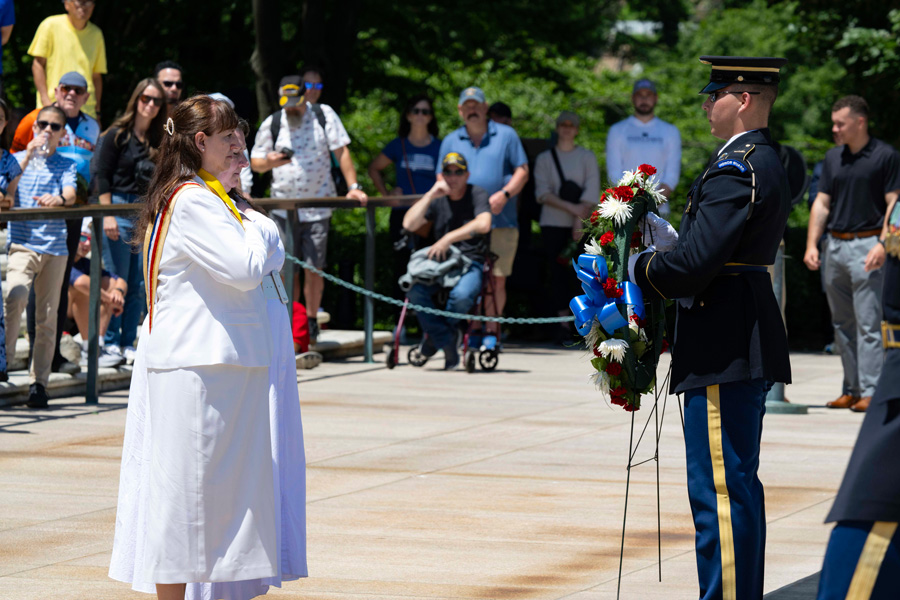 Wreath Laying